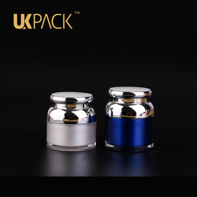 UKPACK queempacota o frasco vazio de creme dos cosméticos de PMMA 50ml