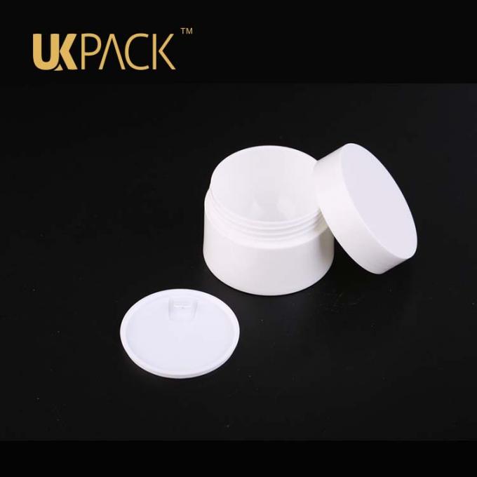 Frasco de creme acrílico branco elegante de venda quente de UKPACK PP 15ml/30ml