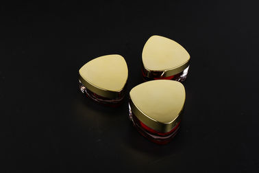 15ml 30ml 50ml  Triangle Plastic Cosmetic Jars With Lids For Day And Night Cream