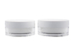 Plastic 2 Parts Od 93mm Cosmetic Cream Containers Day And Night