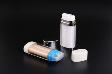 UKMS11 15ml+15ml Double inner bottle airless PMMA  luxury Cosmetic bottle