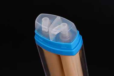 UKMS11 15ml+15ml Double inner bottle airless PMMA  luxury Cosmetic bottle