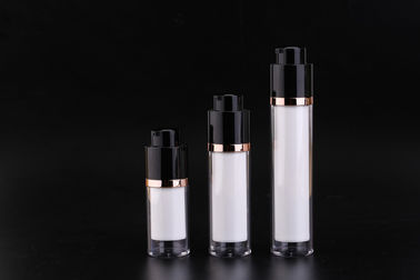 UKMS14 15ml-30ml-50ml Round Rotating lift type airless bottle acrylic airess bottle for Men cosmetics
