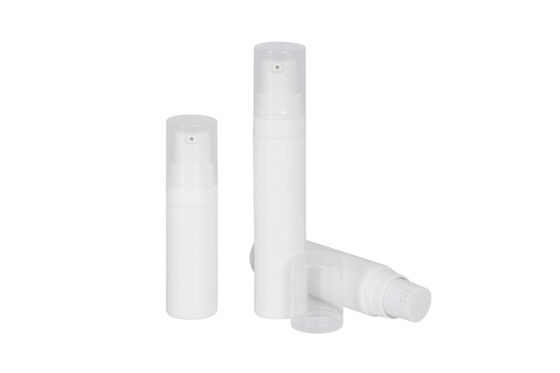 5ml 8ml 10ml White Pp Airless Skin Care Pump Bottle For Travel Set
