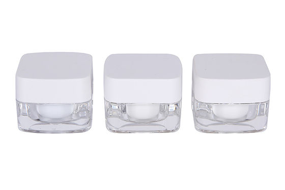 5ml Double Wall Pmma Empty Cream Containers Od 34mm