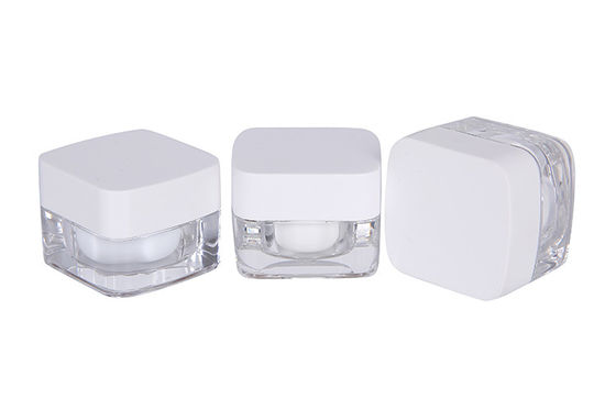 5ml Double Wall Pmma Empty Cream Containers Od 34mm