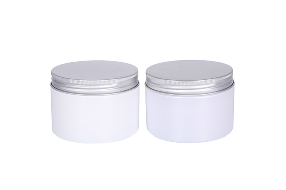 Aluminium Caps Clear Bottle 300g Lotion Jars With Lids