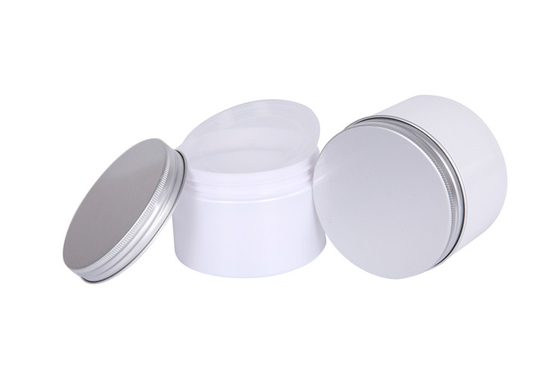 Aluminium Caps Clear Bottle 300g Lotion Jars With Lids
