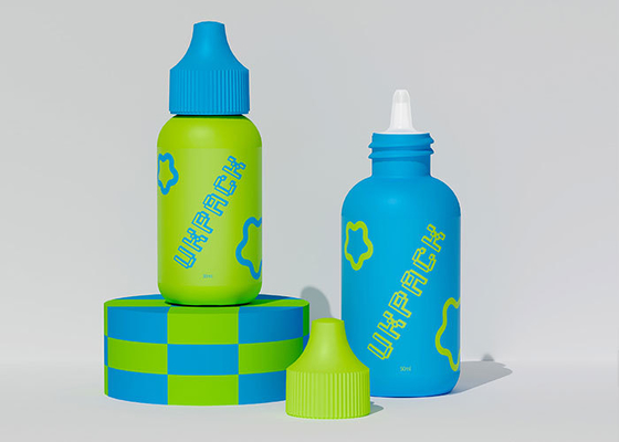 PE Cosmético Bottle Squeeze Vazio 30ml 50ml Personalizavel