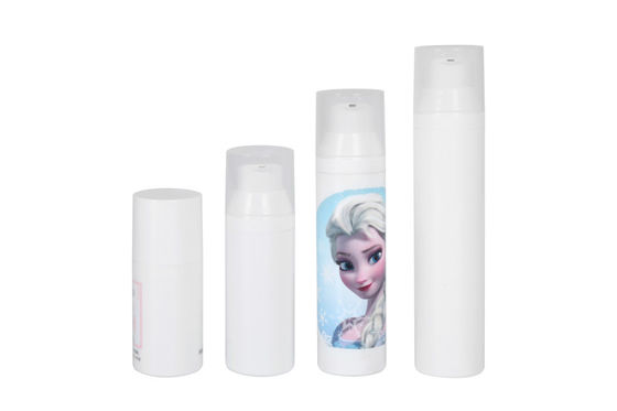 Garrafas mal ventiladas de empacotamento cosméticas do distribuidor de 75ml 100ml